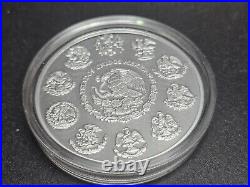 2018 Mexico 2 oz. 999 Silver Onza Proof Libertad In Original Capsule