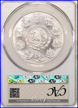 2018-Mo Mexico 1 oz Silver Libertad Graded By CAC MS-69! Minted 300K