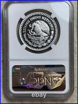 2018 Mo Mexico Libertad PF70 Ultra Cameo 1/2 Oz Silver Proof Onza Coin