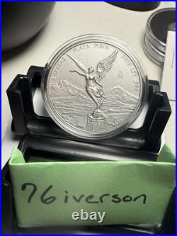 2018 Silver Mexican Libertad 2 Onza Antiqued (Very Rare, Only 2000 Minted)