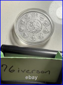 2018 Silver Mexican Libertad 2 Onza Antiqued (Very Rare, Only 2000 Minted)