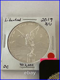 2019 1 oz Mexican Silver Libertad Coin (BU)