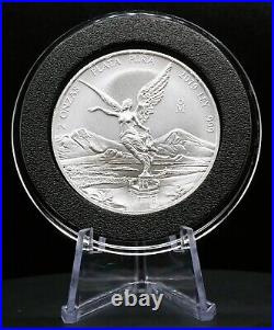 2019 2 oz Silver Mexico Libertad. 999 2 Onza Winged Victory Mexican Mint Coin