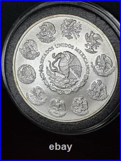 2019 Mexico 1 oz Silver Libertad Low Mintage 402K AU-MS Beautiful Luster