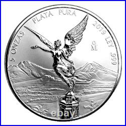 2019 Mexico 5 oz Silver Reverse Proof Libertad