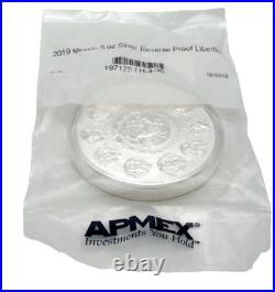 2019 Mexico 5 oz Silver Reverse Proof Libertad