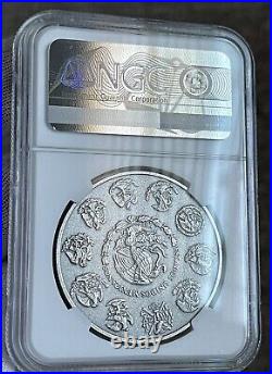 2019 Mexico Libertad Antiqued 1 oz Silver Coin NGC MS70