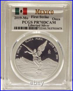 2019 Mexico PCGS PR70 DCAM 1 oz. Silver Libertad