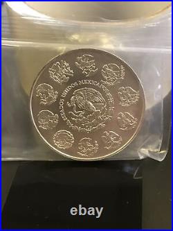 2019 Mexico Silver Libertad 2 oz Coin BU