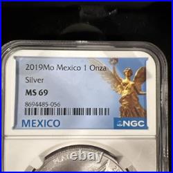 2019 Mo Mexico 1 Onza Silver Libertad NGC MS69 Mexico-Legacy Collection Opened
