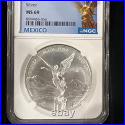2019 Mo Mexico 1 Onza Silver Libertad NGC MS69 Mexico-Legacy Collection Opened