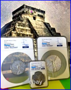 2019 Silver Libertad 1 oz 2 oz 5 oz Antiqued Silver NGC MS70 SET Key DateRARE 2019 Silver Libertad 1 oz 2 oz 5 oz Antiqued Silver NGC MS70 SET Key DateRARE