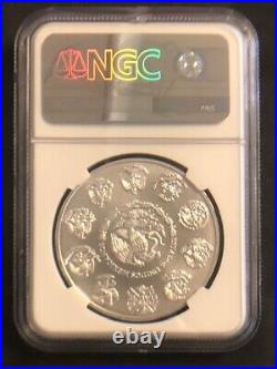 2020 1 oz. Mexican Silver Libertad Coin NGC MS69 Mexico Label