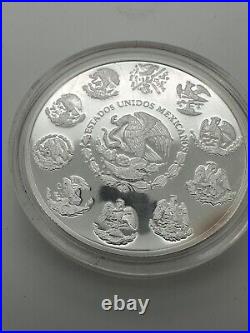 2020 1 oz Silver Proof Libertad Coin Cracked Case Toned