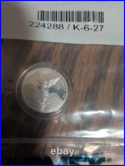 2020 Mexico 1/20oz Silver Libertad Proof (In Capsule). Unopened