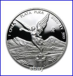 2020 Mexico Libertad 1 oz. 999 Silver EXTREMELY LIMITED RARE MINTProof Coin