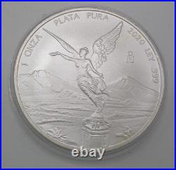 2020 Mexico Libertad Coin1 Onza/ 1 oz. 999 Silver Lower Mintage