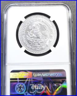 2020 Mexico Silver Libertad 1/2 Onza Ngc Ms 69 First Releases Rare 1/2 Oz