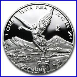 2020-Mo Mexican 1 oz Silver Libertad PCGS PERFECT Grade MS-70 First Strike Coin