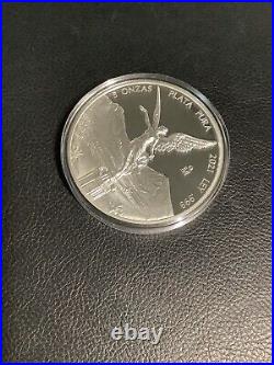 2021 5 oz Silver Mexican Libertad PROOF comes in mint Capsule