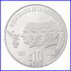 2021 Banco De Mexico Libertad Series and Bicentennial of Independence 2oz Silver