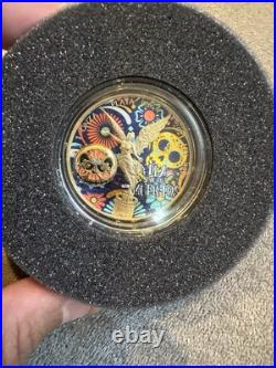 2021 Dia de Los Muertos Libertad Silver Coin 1oz Colorized with COA and Case 2021 Dia de Los Muertos Libertad Silver Coin 1oz Colorized with COA and Case