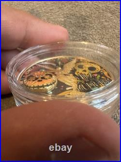 2021 Dia de Los Muertos Libertad Silver Coin 1oz Colorized with COA and Case 2021 Dia de Los Muertos Libertad Silver Coin 1oz Colorized with COA and Case