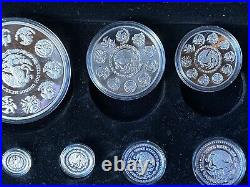 2021 Hard To Find 7 Silver Proof Libertad Coin Set Only 125 Sets