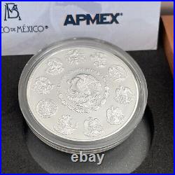 2021 MEXICAN LIBERTAD 1 OZ SILVER PF & REVERSE PROOF 2 COIN SET Spots On Proof