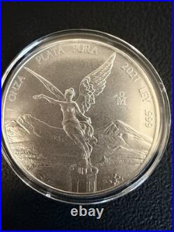 2021 Mexico Libertad 1 oz. 999 Fine Silver Low Mintage 450,000