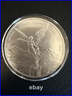 2021 Mexico Libertad 1 oz. 999 Fine Silver Low Mintage 450,000