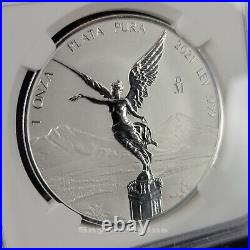 2021 Mexico Silver Libertad 1 oz Reverse Proof NGC PF 70 Early Release Slabbed
