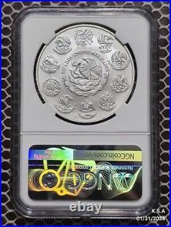 2021 Mo Mexico 1 oz Silver Libertad Onza NGC MS70 BU UNC Key Date Coin Round