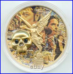 2021 Narcos Mexico Libertad 999 Silver 1 oz Coin Plata Pura Onza -DN038
