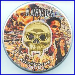 2021 Narcos Mexico Libertad 999 Silver 1 oz Coin Plata Pura Onza -DN038