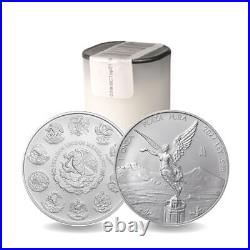 2022 1 oz Mexican Silver Libertad Coin (BU Tube of 25)