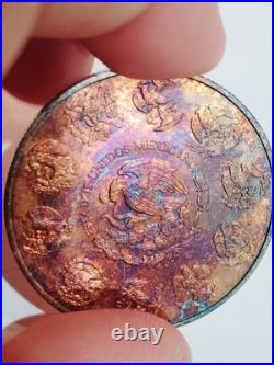 2022 1 oz Silver Mexican Libertad Coin Unique Monster Lightning Toner Toned Bu