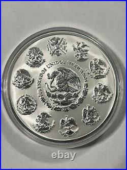 2022 5 Oz Mexico Silver Libertad Reverse Proof