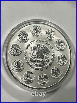 2022 5 Oz Mexico Silver Libertad Reverse Proof