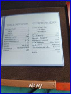 2022 Mexican Libertad 40th Anniv 3 OZ Silver Coin & Bar Set Limited to 2,022