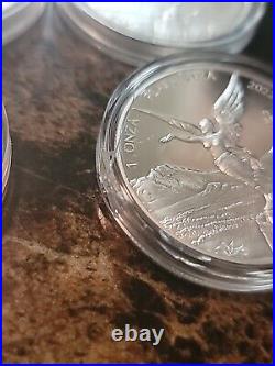 2022 Mexico 1 oz Silver Libertad Proof (In Capsule). 999 Fine Silver Onza Plata