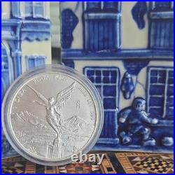 2022 Mexico Libertad 1 Onza Plata Pura. 999 Fine Silver Coin