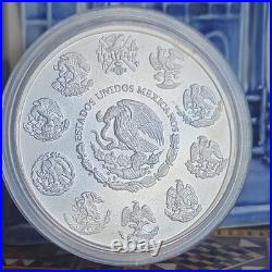 2022 Mexico Libertad 1 Onza Plata Pura. 999 Fine Silver Coin