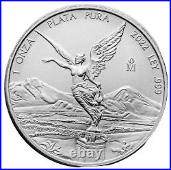 2022 Mexico Libertad 40th Anniversary 3 oz. 999 Silver Coin Bar BLACK Version