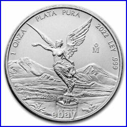 2022 Mexico Libertad 40th Anniversary 3 oz. 999 Silver Coin Bar BU Version