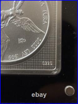 2022 Mexico Libertad 40th Anniversary 3 oz. 999 Silver Coin Bar No. 0225/2022