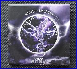 2022 Mexico Libertad Professionally Colorized (Purple Lightning) BU C23030011