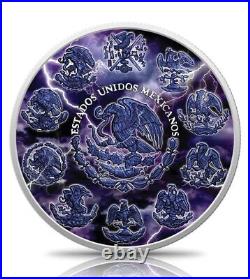 2022 Mexico Libertad Storm Edition 1 oz. 999 silver coin