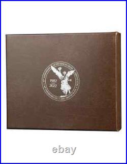 2022 Silver 1 oz & Copper 2 oz Mexican Libertad 40th Anniversary Proof Coin Bar