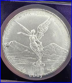 2022Mo Mexico 1 Onza Silver Libertad NGC MS68.999 Fine Silver 1 oz BU Coin